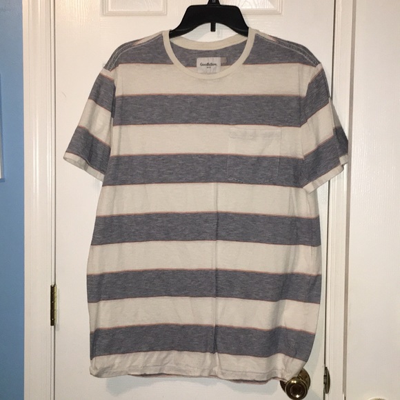 Goodfellow & Co Other - Goodfellow&Co. Grey and White Striped T-Shirt